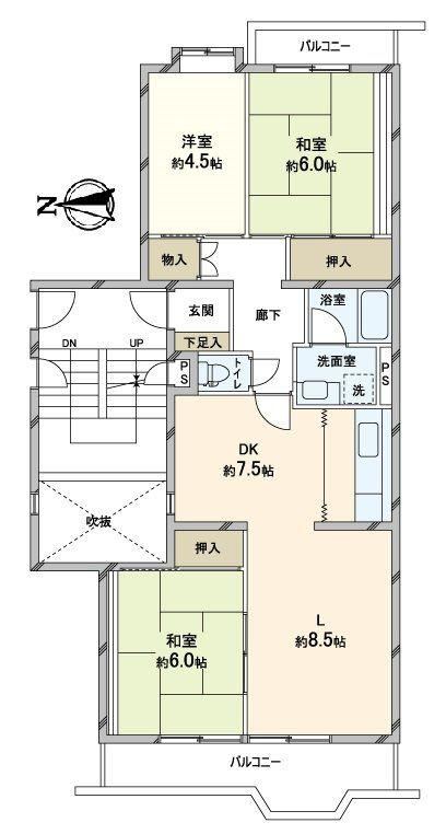 3LDK apartment in Miyakojima Ward, Osaka - Photo 1