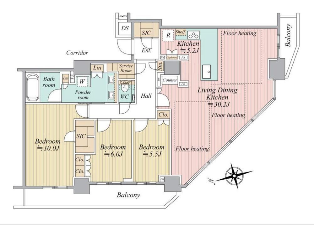 3LDK apartment in Tennoji Ward, Osaka - Photo 1