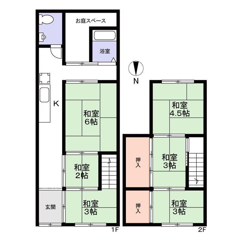 6K house in Nakagyo Ward, Kyoto - Photo 1