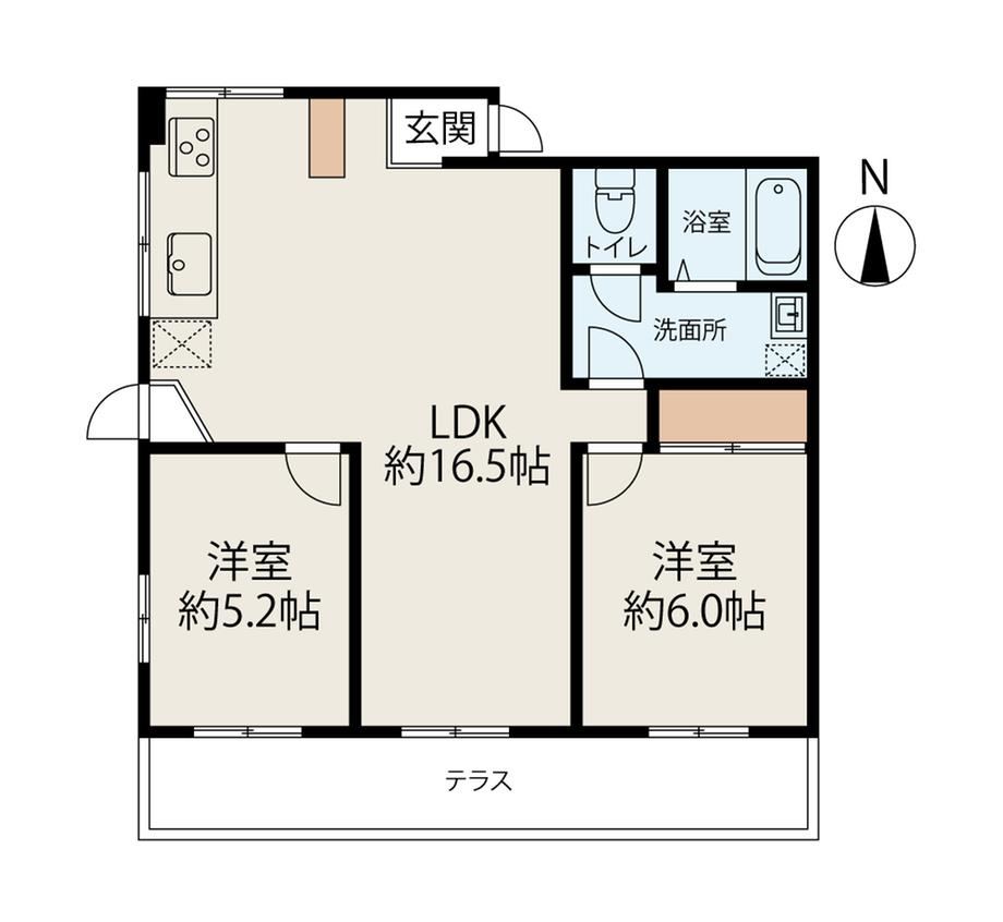 2LDK apartment in Setagaya Ward, Tokyo - Photo 1