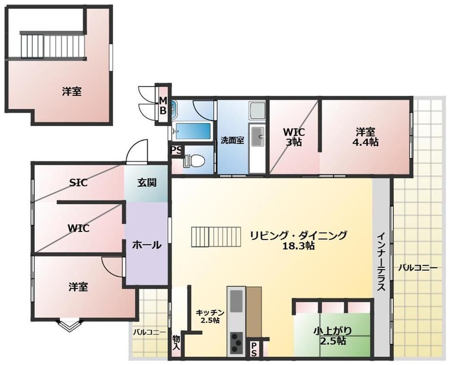2LDK+S apartment in Kuki, Saitama - Photo 1