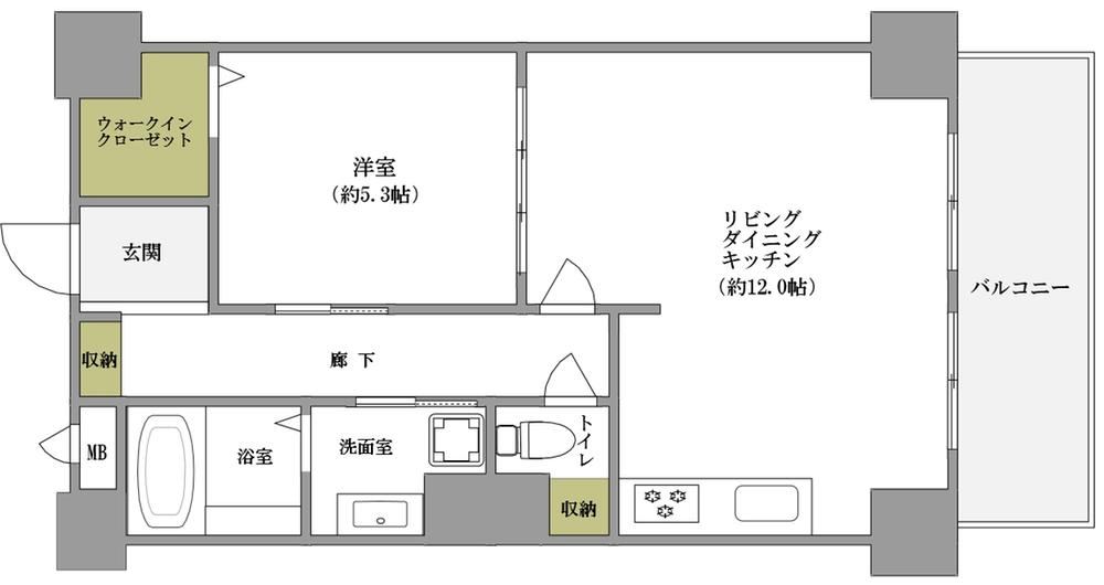 1LDK apartment in Tennoji Ward, Osaka - Photo 1