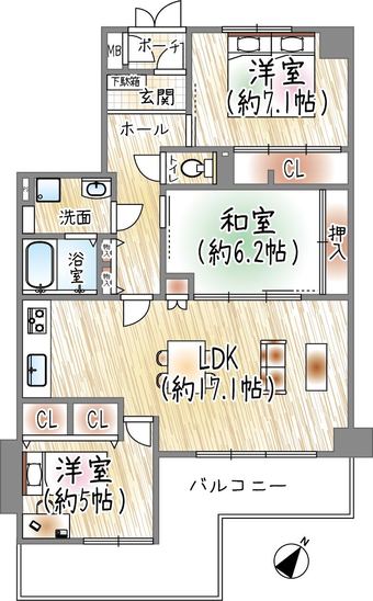 3LDK apartment in Itami