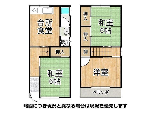 3LDK house in Higashiosaka, Osaka - Photo 1
