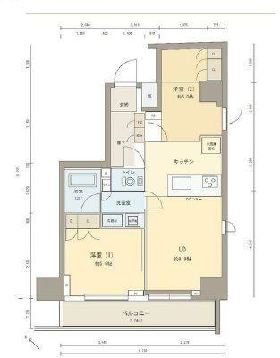 2LDK apartment in Kita Ward, Tokyo - Photo 1