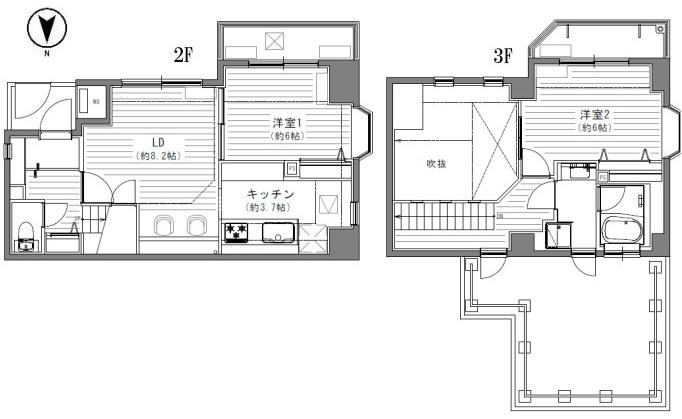 2LDK apartment in Shinagawa Ward, Tokyo - Photo 1