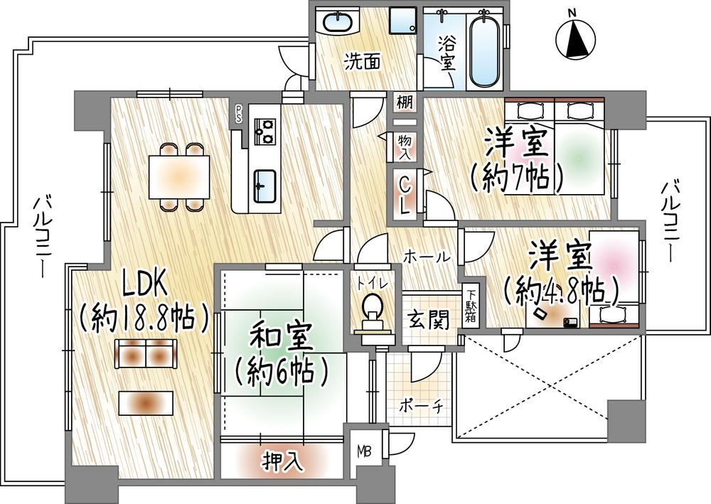 3LDK apartment in Takarazuka, Hyogo - Photo 1