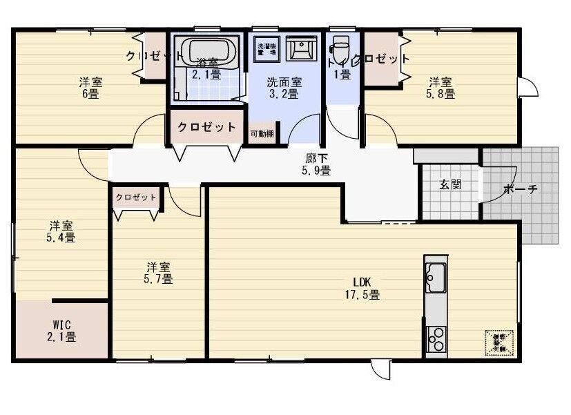 4LDK house in Tamana, Kumamoto - Photo 1