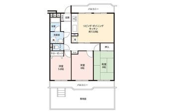 3LDK apartment in Tokorozawa