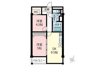 2DK apartment in Tokorozawa