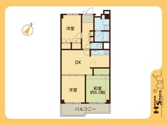 3DK apartment in Minami Ward