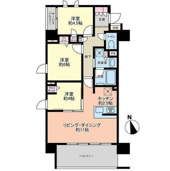3LDK apartment in Chuo Ward