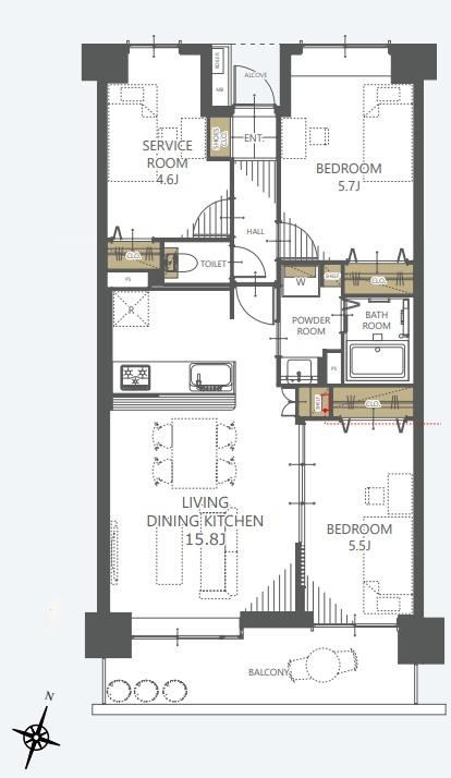 3LDK apartment in Kawaguchi, Saitama - Photo 1