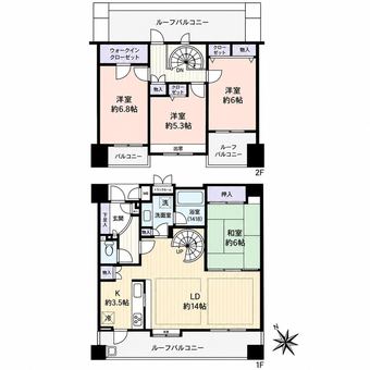 4LDK apartment in Minami Ward