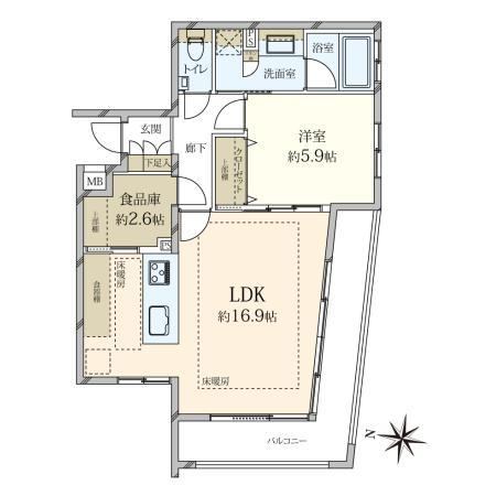 1LDK apartment in Minato Ward, Tokyo - Photo 1