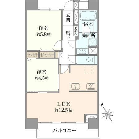 2LDK apartment in Sumida Ward, Tokyo - Photo 1