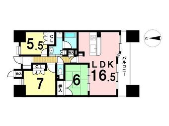 3LDK apartment in Ichinomiya