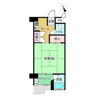 1K apartment in Hamana Ward, Hamamatsu