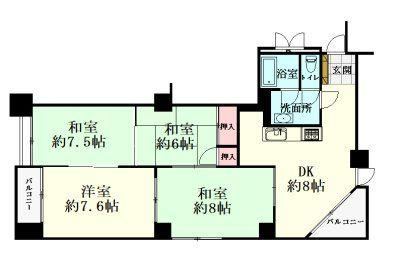 4DK apartment in Aoba Ward, Sendai, Miyagi - Photo 1