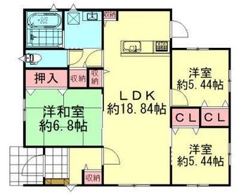 3LDK house in Iwanuma