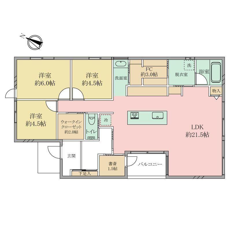 3LDK house in Munakata, Fukuoka - Photo 1