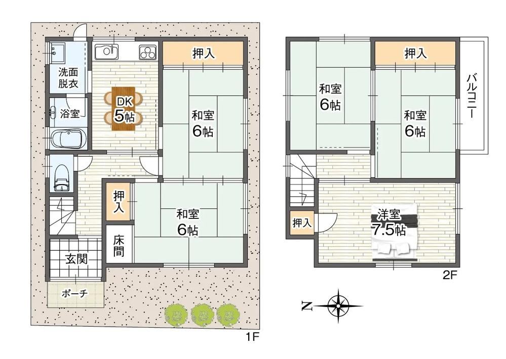 5DK house in Kashiwara, Osaka - Photo 1