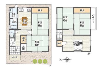 5DK house in Kashiwara
