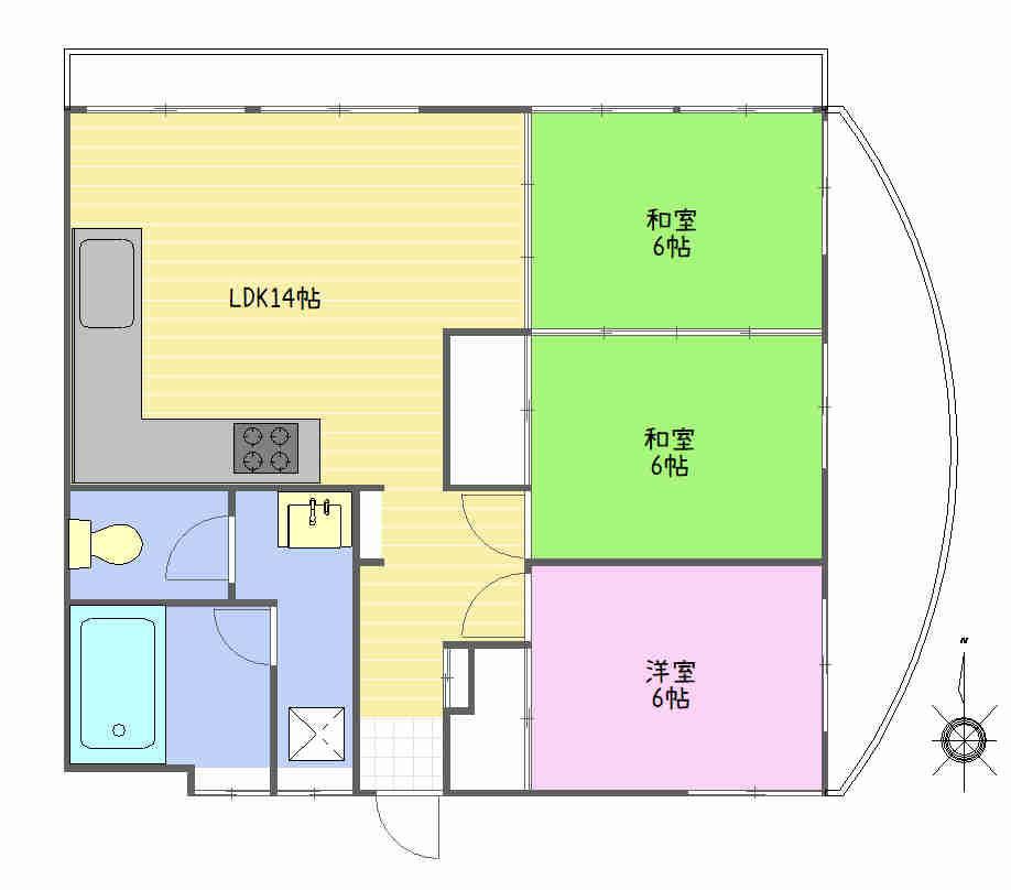 3LDK apartment in Naha, Okinawa - Photo 1