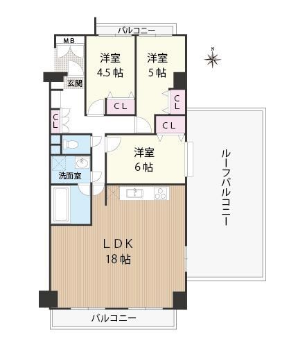 3LDK apartment in Moriyama Ward, Nagoya, Aichi - Photo 1