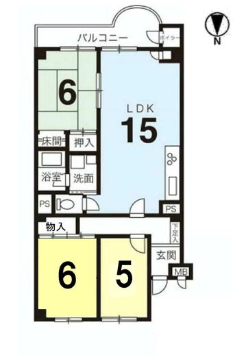 3LDK apartment in Yamashina Ward