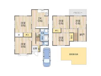 5DK+S house in Nishi Ward, Sakai