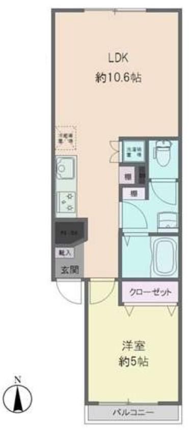 1LDK apartment in Nakano Ward, Tokyo - Photo 1