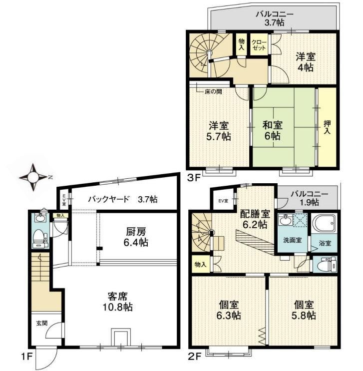 5DK house in Suita, Osaka - Photo 1
