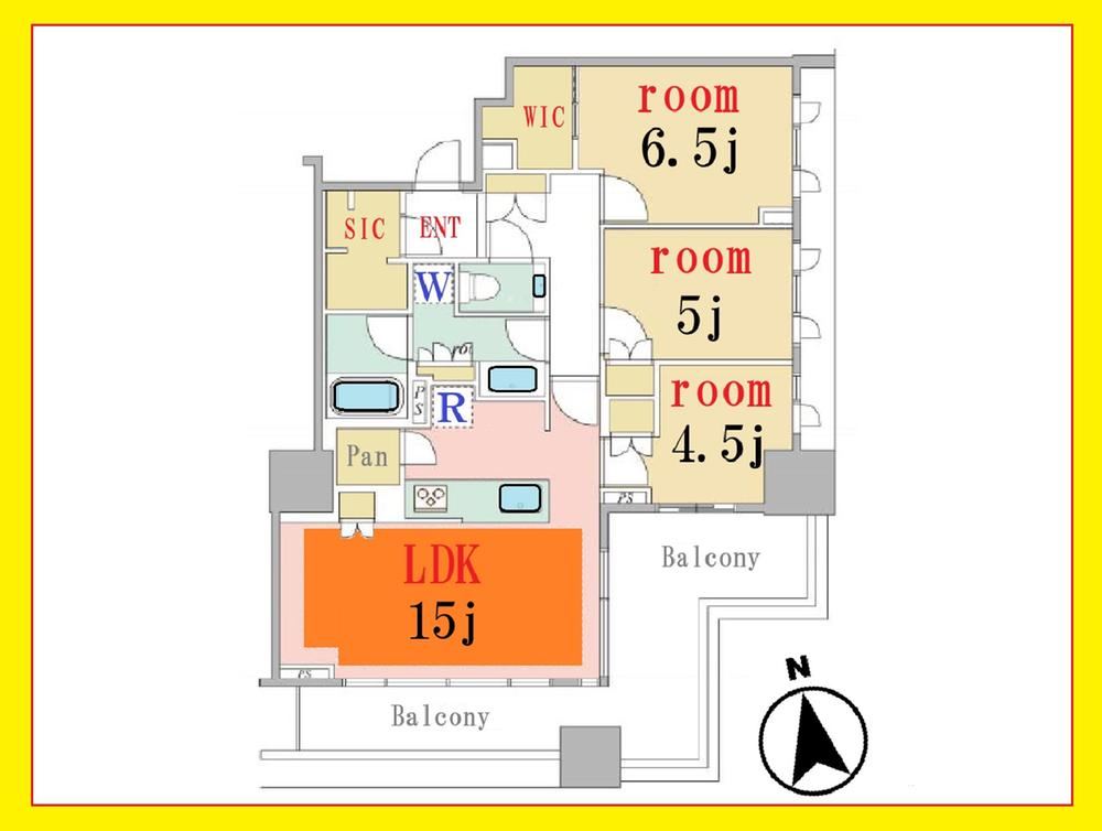 3LDK apartment in Minato Ward, Tokyo - Photo 1