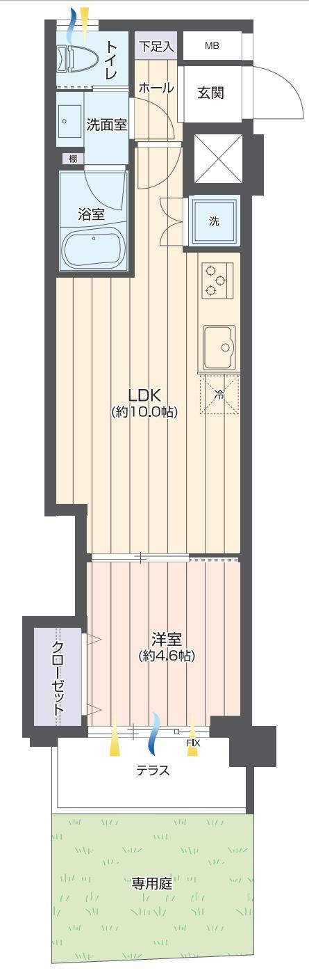 1LDK apartment in Meguro Ward, Tokyo - Photo 1