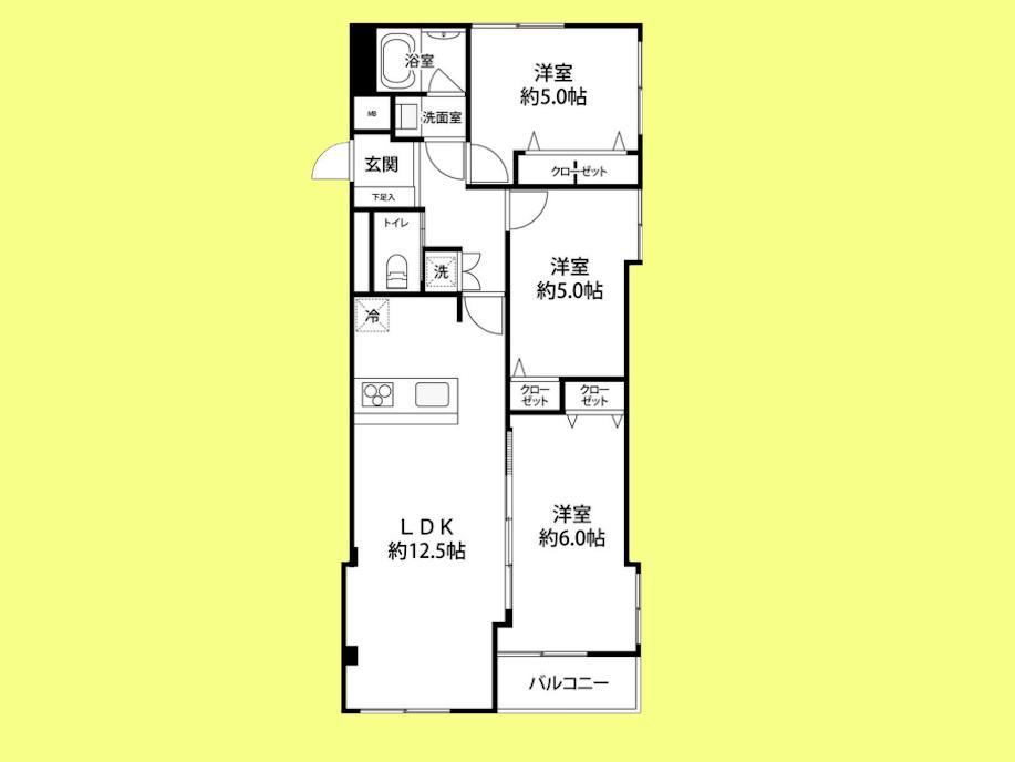 3LDK apartment in Ota Ward, Tokyo - Photo 1