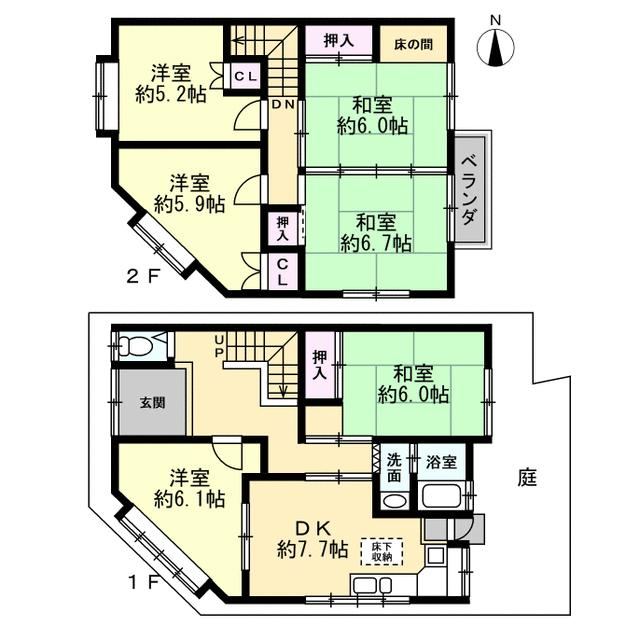 6DK house in Nakagyo Ward, Kyoto - Photo 1
