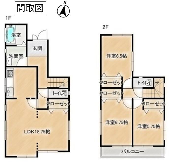3LDK house in Kasukabe, Saitama - Photo 1
