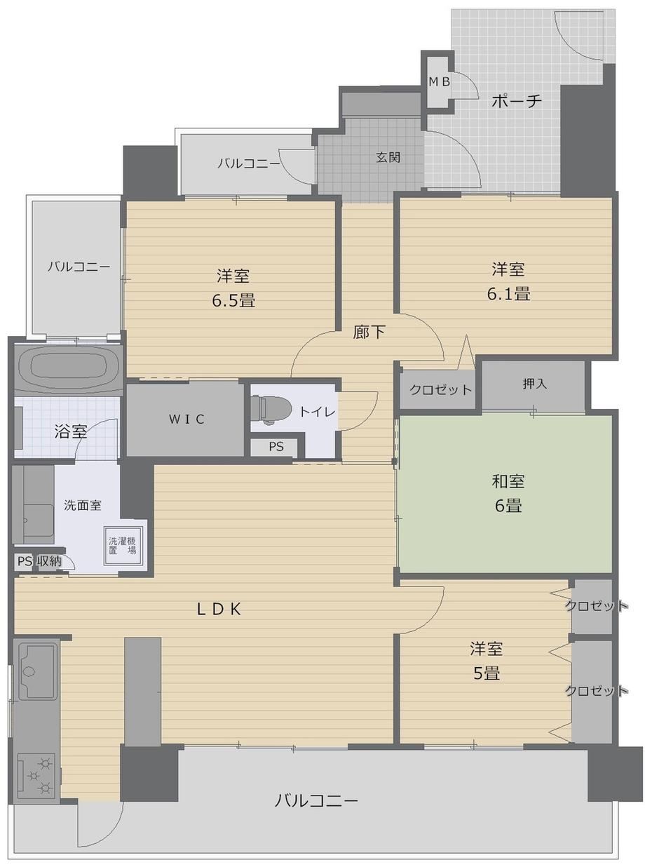 4LDK apartment in Nagaoka, Niigata - Photo 1