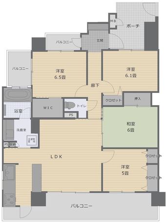 4LDK apartment in Nagaoka
