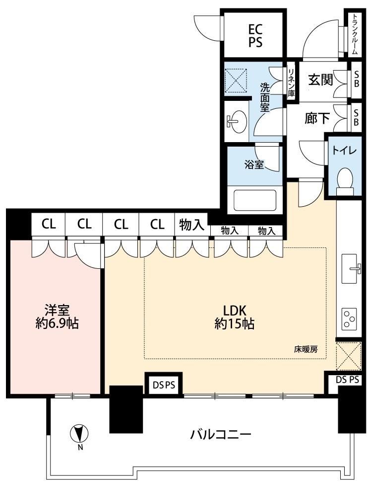1LDK apartment in Koto Ward, Tokyo - Photo 1