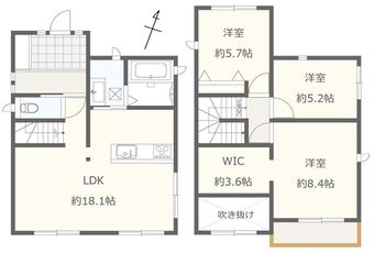 3LDK house in Higashi Ward
