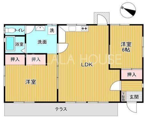 2LDK house in Takasaki, Gunma - Photo 1