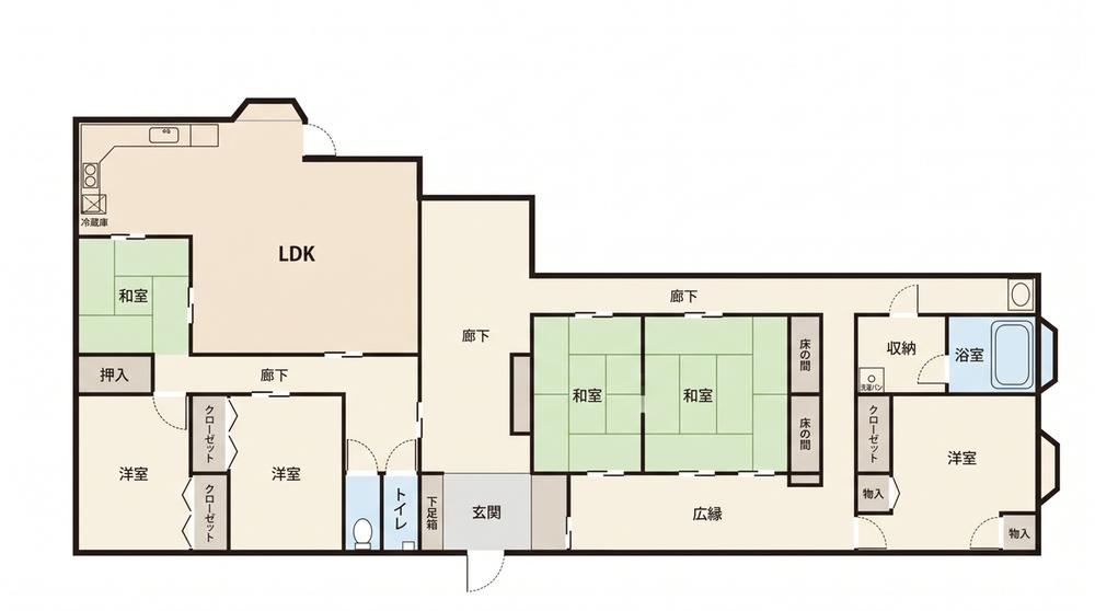 5LDK house in Fukutsu, Fukuoka - Photo 1