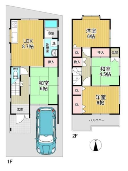 4DK house in Higashiosaka, Osaka - Photo 1