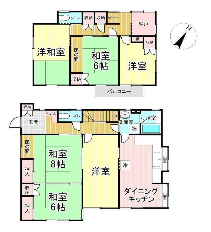 6DK+S house in Taihaku Ward, Sendai, Miyagi - Photo 1