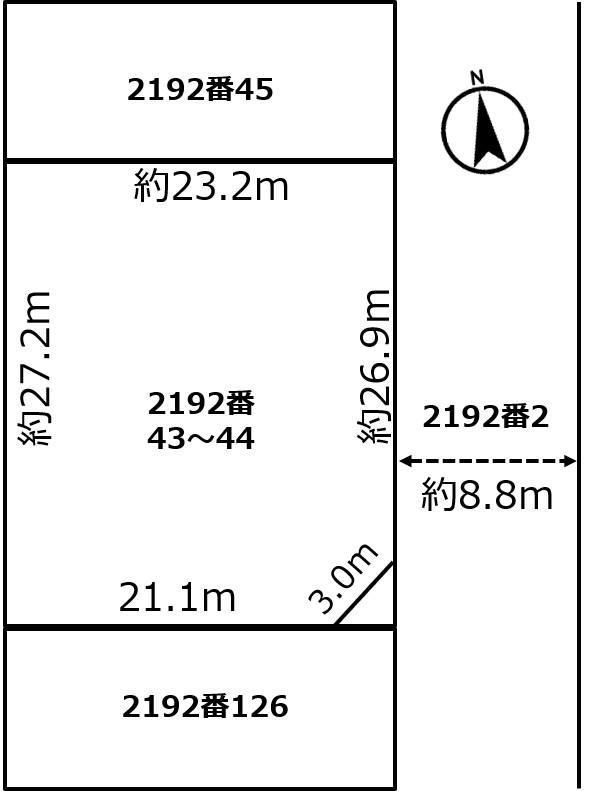 627 m² land in Shiroishi Ward, Sapporo, Hokkaido - Photo 1