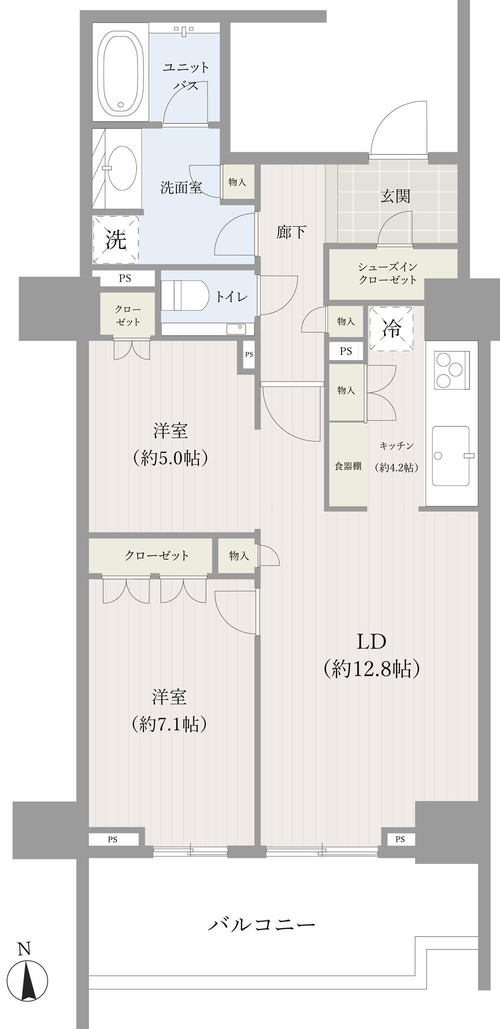 2LDK apartment in Chuo Ward, Tokyo - Photo 1