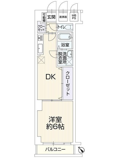 1DK apartment in Hakata Ward, Fukuoka - Photo 1