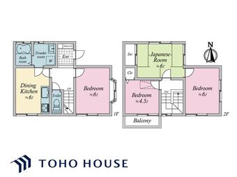 4DK house in Kanagawa Ward, Yokohama